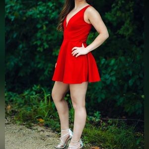 Red lulus dress